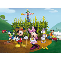 Dětská fototapeta DISNEY - Mickey Mouse s přáteli na farmě - 360x270 cm