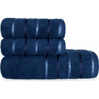 Bavlněný ručník FRESH 50x90 cm - tmavě modrý