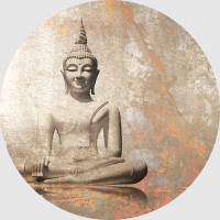 Moderní fototapeta - Buddha - kulatá - 140 cm