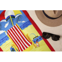 Plážová osuška 70x140 cm Summer Beach - Lehátko