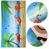 Plážová osuška 70x140 cm Summer Paradise - Plameňáci