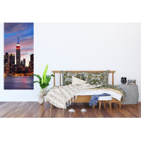Moderní fototapeta - Východ slunce v New Yorku - 90x202 cm
