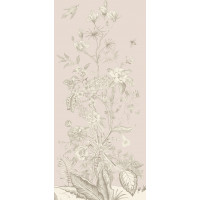 Moderní fototapeta - Pastelové květy - 90x202 cm
