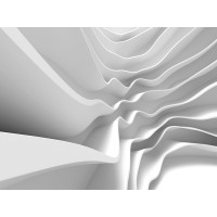 Moderní fototapeta - Futuristické vlny - 360x270 cm