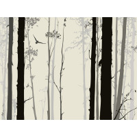 Moderní fototapeta - Mystický les - 360x270 cm