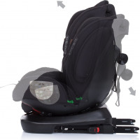CHIPOLINO Autosedačka 4Kid 360 Isofix 0-36 kg i-Size Raven