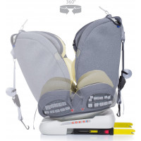 CHIPOLINO Autosedačka Journey otočná 360 Isofix 0-36 kg Banana