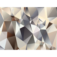 Moderní fototapeta - Trojúhelníky 3D - 360x270 cm