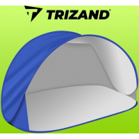 Plážový samorozkládací stan Trizand - modrý - 220x120x100 cm