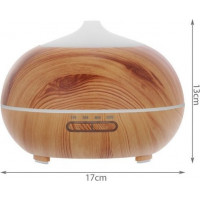 Aroma difuzér/zvlhčovač s dálkovým ovladačem - 400ml - imitace světlého dřeva