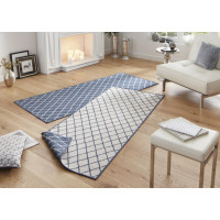 Kusový oboustranný koberec Twin 103119 blue creme