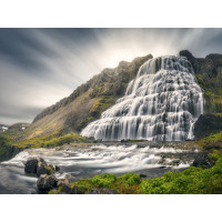 Moderní fototapeta - Horský vodopád 2 - 360x270 cm