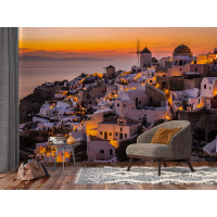 Moderní fototapeta - Santorini - 360x270 cm