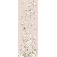 Moderní fototapeta - Pastelové květy - 90x270 cm