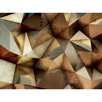 Moderní fototapeta - Trojúhelníky 3D 2 - 360x270 cm