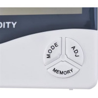 Meteostanice s hodinami - bílá