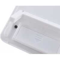 Meteostanice s hodinami - bílá