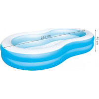 Nafukovací oválný bazén BESTWAY 5411- 262x157x46 cm