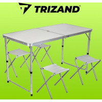Kempingový set (4 židle + stůl)