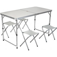 Kempingový set (4 židle + stůl)