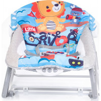 CHIPOLINO Kojenecké lehátko vibrující 2v1 Baby Spa Blue