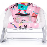 CHIPOLINO Kojenecké lehátko vibrující 2v1 Baby Spa Pink