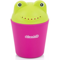 CHIPOLINO Konvička na oplachování vlasů Froggy růžová