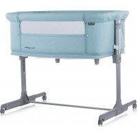 CHIPOLINO Postýlka Mommy 'n Me 2v1 Blue Mint