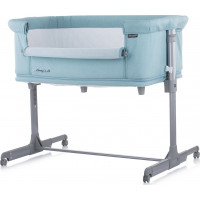 CHIPOLINO Postýlka Mommy 'n Me 2v1 Blue Mint