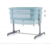 CHIPOLINO Postýlka Mommy 'n Me 2v1 Blue Mint