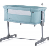 CHIPOLINO Postýlka Mommy 'n Me 2v1 Blue Mint