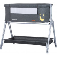 CHIPOLINO Postýlka Pretty Close 3v1 Anthracite