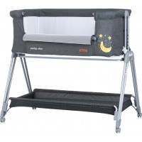 CHIPOLINO Postýlka Pretty Close 3v1 Anthracite