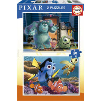 EDUCA Puzzle Disney Pixar 2x20 dílků