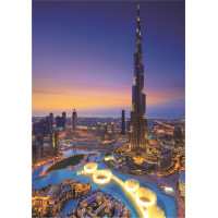 EDUCA Puzzle Kouzla Arábie: Burj Khalifa, Spojené Arabské Emiráty 1000 dílků