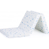 CHIPOLINO Skládací matrace 60 x 120 cm White,blue stars CHIPOLINO Skládací matrace 60 x 120 cm White,blue stars