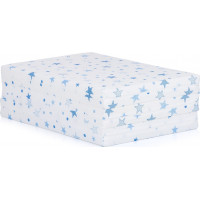 CHIPOLINO Skládací matrace 60 x 120 cm White,blue stars