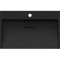 Umyvadlo z litého mramoru MEXEN AVA 60 cm - s otvorem pro baterii - černé, 23016071