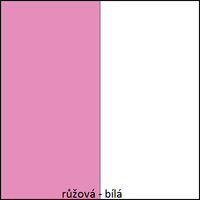 Barevné provedení - růžová / bílá