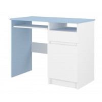 Dětský psací stůl N35 - BEZ MOTIVU - modrý