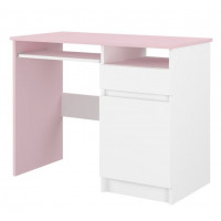 Dětský psací stůl N35 - BEZ MOTIVU - růžový