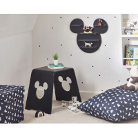 Dětská stolička s výřezem Mickey Mouse - černá