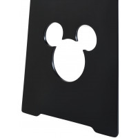 Dětská stolička s výřezem Mickey Mouse - černá