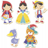 EDUCA Baby puzzle Bylo nebylo 5v1 (3-5 dílků)