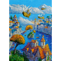 CASTORLAND Puzzle Art Collection: Přístav 500 dílků