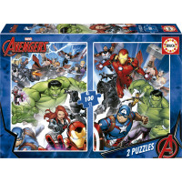 EDUCA Puzzle Avengers 2x100 dílků