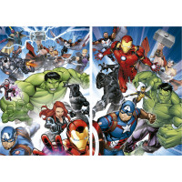 EDUCA Puzzle Avengers 2x100 dílků