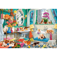 CASTORLAND Puzzle Bláznivá koupel 1500 dílků
