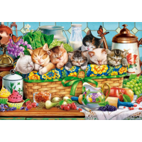 CASTORLAND Puzzle Dřímající koťata 1000 dílků