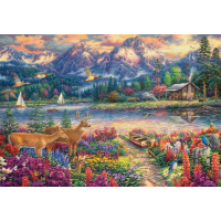 CASTORLAND Puzzle Majestát hory 1500 dílků